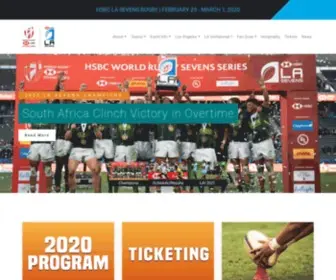 Lasevensrugby.com(LA Sevens Rugby) Screenshot