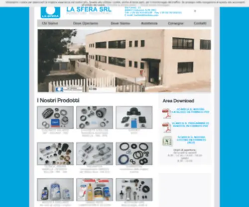 Lasfera.com(La sfera srl Cernusco sul naviglio Milano forniture industriali) Screenshot