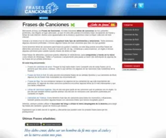 Lasfrasesdecanciones.com(Frases de Canciones) Screenshot
