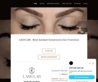 Lash-LAB.com(#1 Best Eyelash Extensions in San Francisco) Screenshot