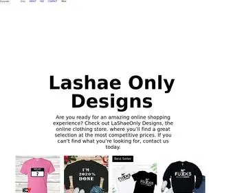 Lashaeonly.com(LashaeOnly Designs) Screenshot