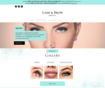 Lashandbrowdesignco.com(Lash & Brow Design Co) Screenshot