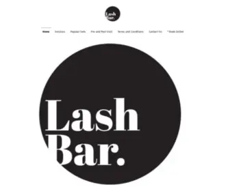 Lashbarbondi.com(Bondi Junction [Book Now]) Screenshot