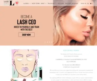 Lashboxlacanada.com(LashboxLA Canada) Screenshot