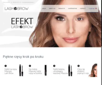 Lashbrow.pl(Profesjonalne kosmetyki i akcesoria do stylizacji) Screenshot