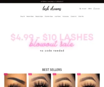 Lashdreams.com(Lash Dreams) Screenshot