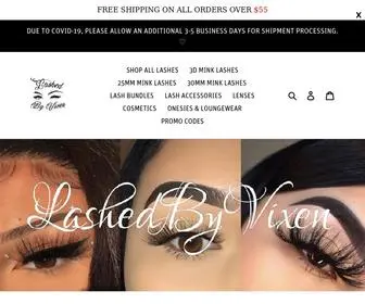 Lashedbyvixen.com(Mink Lashes) Screenshot