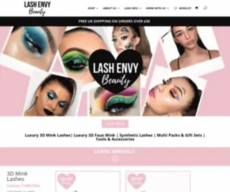 Lashenvybeauty.com(Lash Envy Beauty) Screenshot