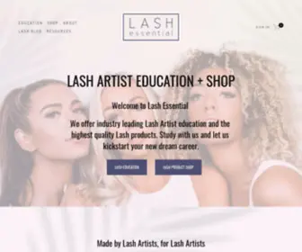 Lashessential.com(Lash Essential) Screenshot