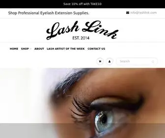 Lashlink.com(Create an Ecommerce Website and Sell Online) Screenshot