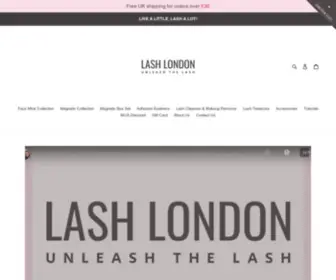 Lashlondon-UK.com(LASH LONDON) Screenshot