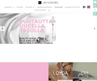 Lashlovers.fi(Etusivu) Screenshot