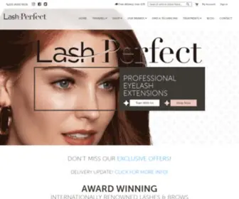 Lashperfect.co.uk(Lash) Screenshot