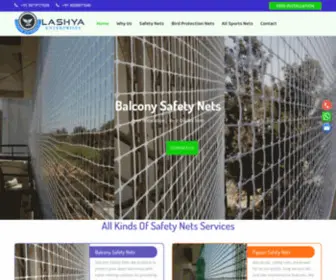 Lashyasafetynets.com(Lashya Enterprises) Screenshot