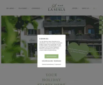 Lasiala.ch(Hotel Restaurant La Siala) Screenshot