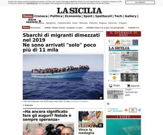 Lasicilia.it(La Sicilia) Screenshot