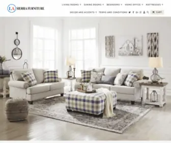 Lasierrafurniture.com(La Sierra Furniture) Screenshot