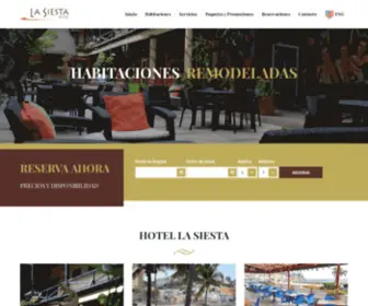 Lasiesta.com.mx(Hotel La Siesta) Screenshot