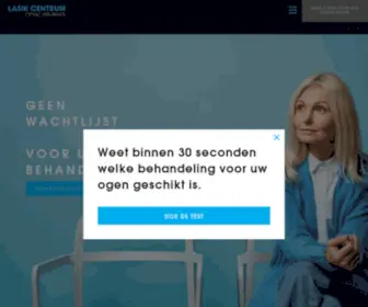 Lasikcentrum.nl(Gespecialiseerd in het laseren van ogen) Screenshot