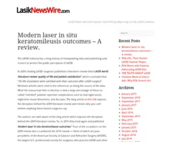 Lasiknewswire.com(Lasik News Wire) Screenshot