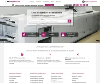 Lasimprentas.es(Guía de servicios de impresión) Screenshot