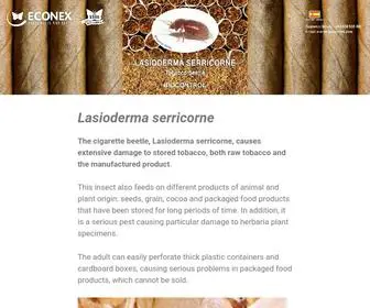 Lasiodermaserricorne.eu(Lasioderma serricorne) Screenshot