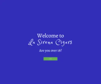 Lasirenacigar.com(La Sirena) Screenshot