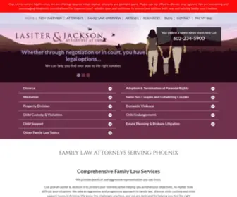 Lasiterlaw.com(Lasiter & Jackson) Screenshot