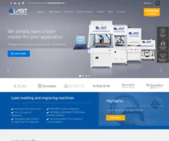 Lasitlaser.com(Laser marking and engraving systems) Screenshot