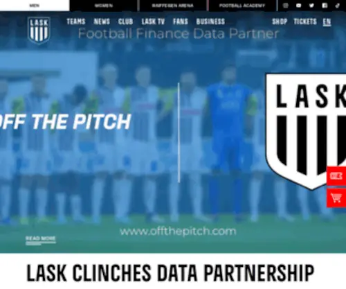 Lask.at(Der LASK (offiziell Linzer Athletik) Screenshot