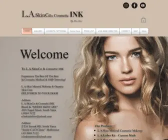 Laskinco.com.au(L.A. Cosmedink owner Lisa Anne Stewart) Screenshot