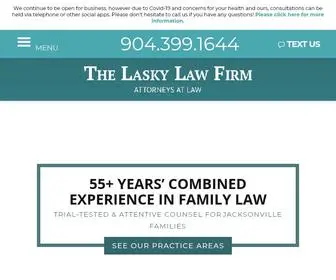 Laskylawfirm.com(Jacksonville Divorce Lawyers) Screenshot