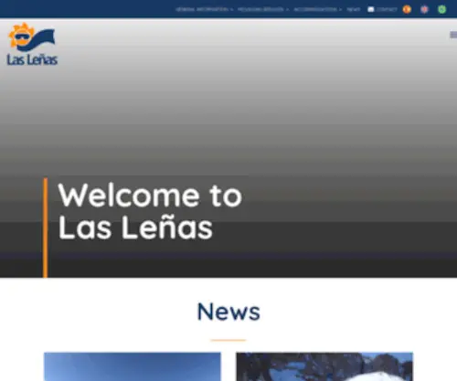 Laslenas.com(Las Leñas) Screenshot
