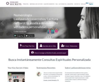 Lasllavesdelossecretos.com(Busca Una Cita o Encuentros Compatibles en Línea Consulta Espiritual Personalizada) Screenshot