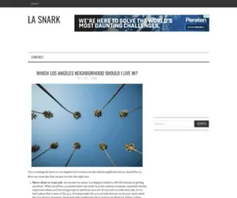 Lasnark.com(Log In ‹ LA SNARK) Screenshot