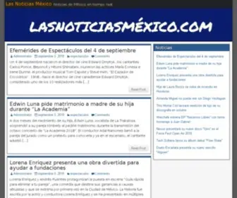 Lasnoticiasmexico.com(Lasnoticiasmexico) Screenshot