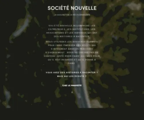 Lasocietenouvelle.com(Lasocietenouvelle) Screenshot