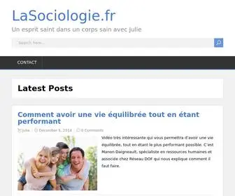 Lasociologie.fr(Sociologie & Sociologues) Screenshot