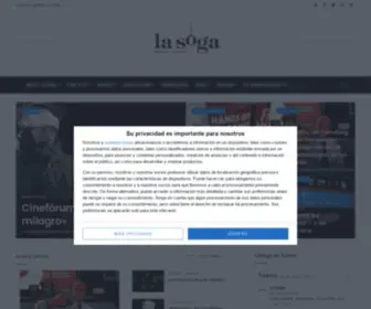 Lasoga.org(La Soga Revista Cultural) Screenshot