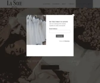 Lasoiebridal.com(La Soie Bridal) Screenshot