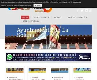 Lasolana.es(Ayuntamiento de La Solana) Screenshot