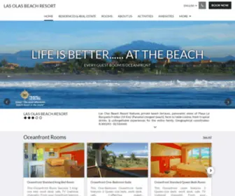 Lasolasresort.com(Las Olas Beach Resort Panama) Screenshot