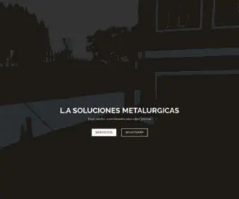 Lasolucionesmetalurgicas.com.ar(L.A Soluciones Metalurgicas) Screenshot