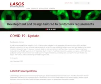 Lasos.com(LASOS Lasertechnik) Screenshot