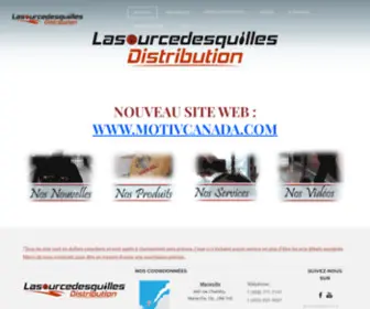 Lasourcedesquilles.com(Équipement de quilles) Screenshot