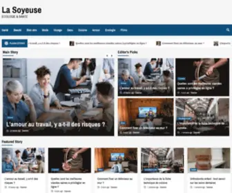 Lasoyeuse.info(La Soyeuse) Screenshot