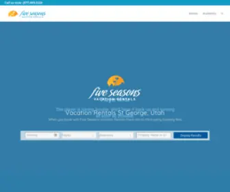 Laspalmasresortcondos.com(Five Seasons Vacation Rentals) Screenshot