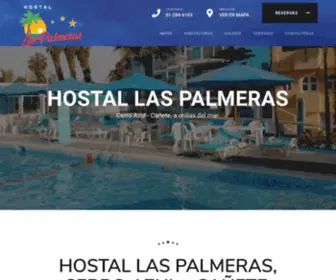 Laspalmerascerroazul.com(Hostal Las Palmeras) Screenshot