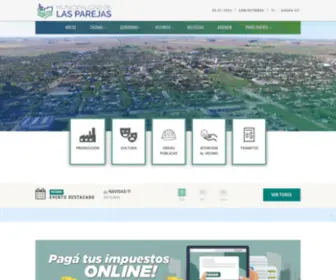 Lasparejas.gov.ar(Municipalidad Las Parejas) Screenshot