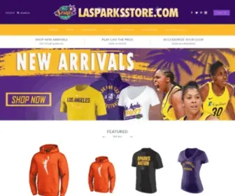 LasparksStore.com(TEAM LA Store) Screenshot